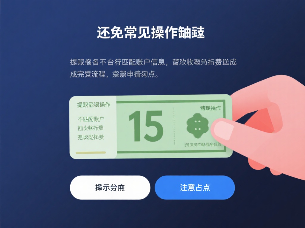 避免常见操作失误
提现过程中，许多用户因疏忽而出