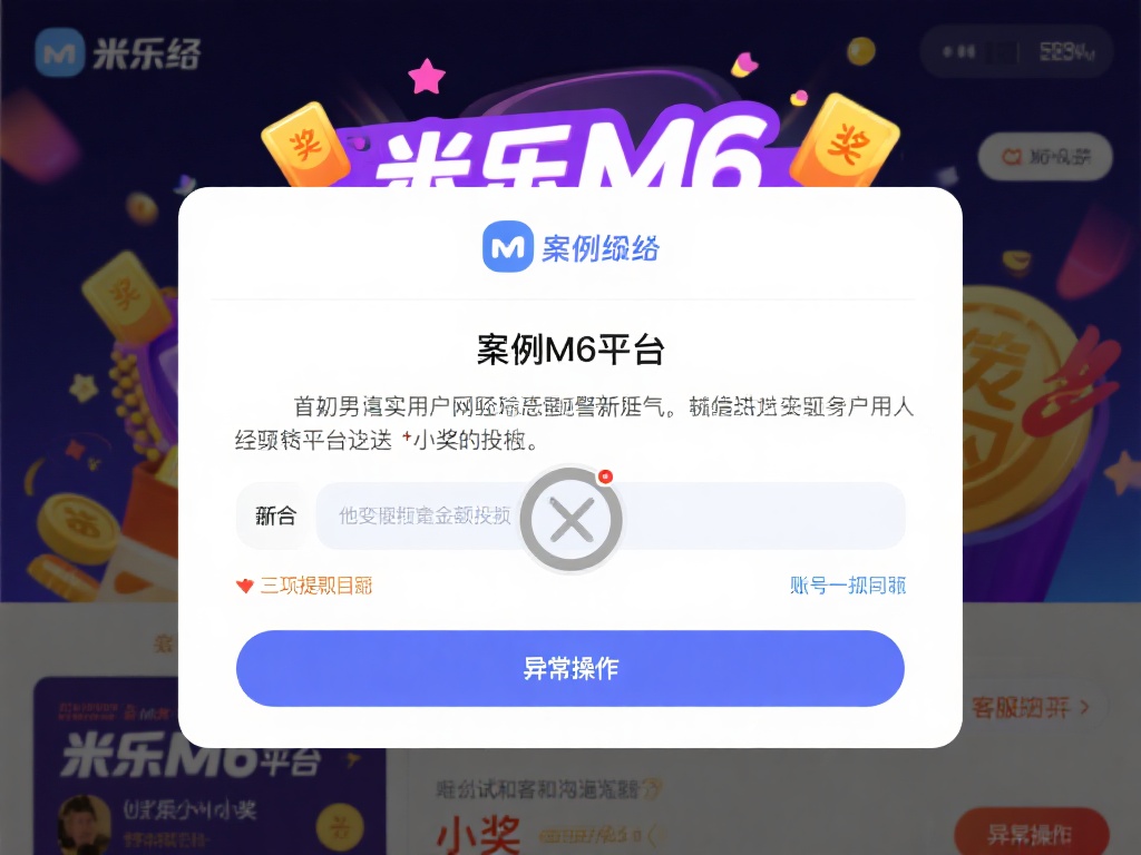 小心谨慎:揭秘米乐m6平台暗藏的坑人陷阱 案例揭示:真实用户的经历警醒新人
曾有用户在网络