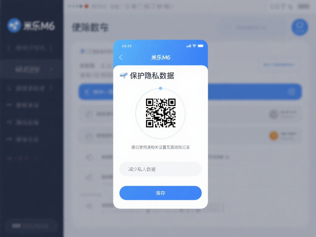 清除缓存，保护隐私数据
在使用米乐M6二维码完成