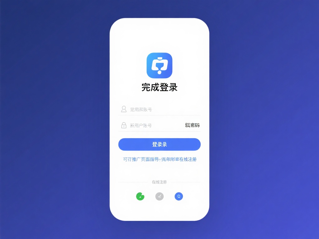 完成登录操作
安装完成后，打开应用，输入您的账号