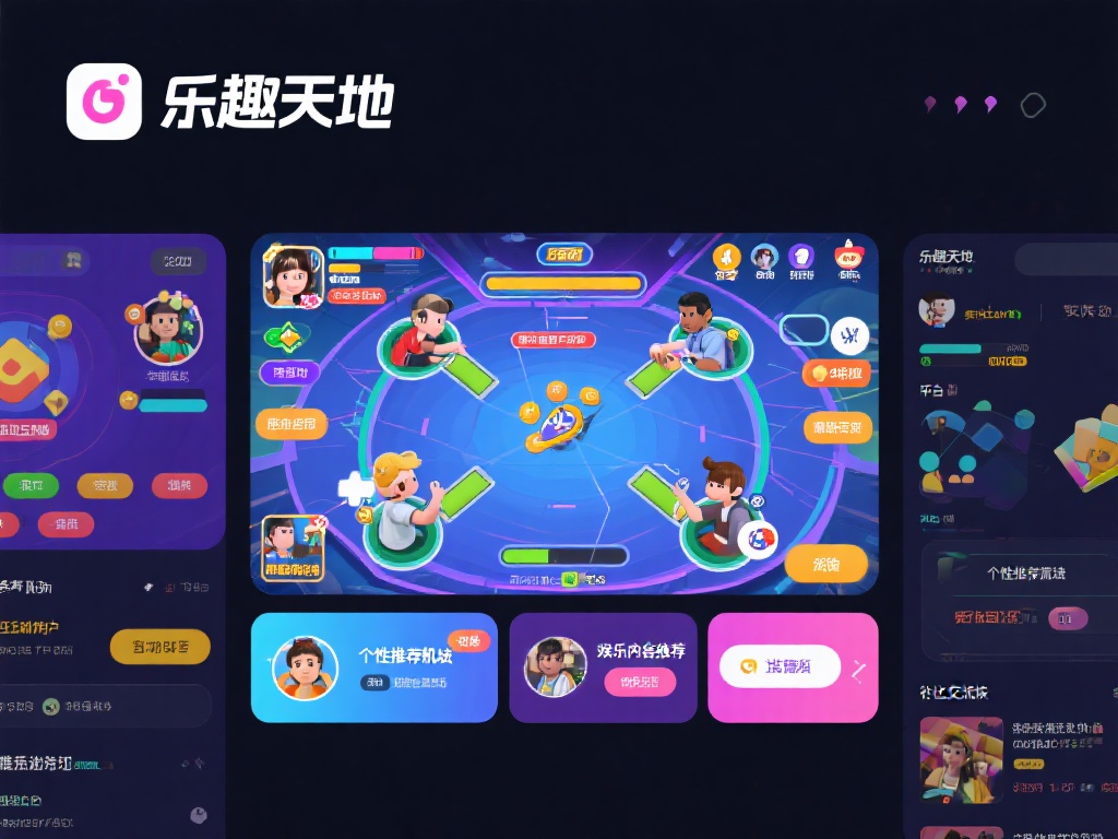 2.&nbsp;乐趣天地：
乐趣天地的特点在于专注互动体验