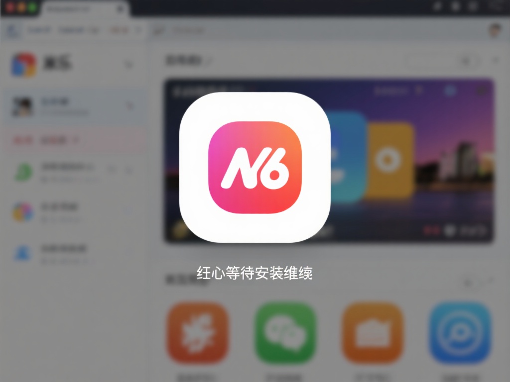 耐心等待安装完成
系统完成安装后，用户可以在桌面